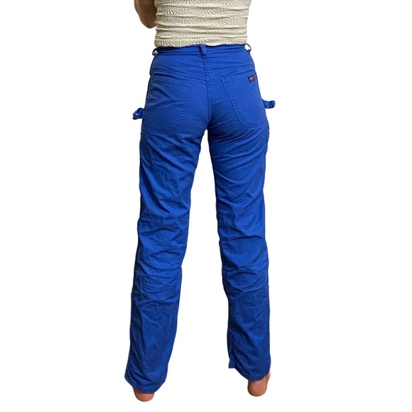 DEECEE Pants - DEECEE Vintage Royal Blue Carpenter Painter Pants Cotton Woman’s Size 7/8 28